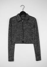 ビーフカラージップアップTシャツ / Beef collar zip-up T-shirt (4color)