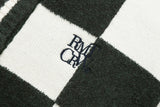 チェッカーボードテリーカーディガン/CHECKER BOARD TERRY CARDIGAN_GREEN