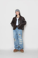 リブドピンタックショートビーニー / ribbed pintuck short beanie