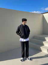 Denim Line Stadium Jacket (2color) (6675656310902)