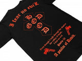I FEAR NO EVIL SS TEE - BLACK/RED (6635179966582)
