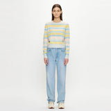 STRIPE SHORT PULLOVER_LIGHT BLUE