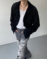 ダークブルービンテージワイドデニム / TR2423 Dark Blue Vintage Wide Denim (XS ~ L)