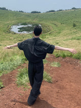 ディープオーシャンデニムセットアップパンツ