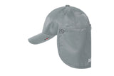 イアフラップボタンボールキャップ/EARFLAP BUTTON BALL CAP_GREY
