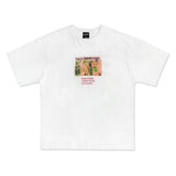 Stacked Baggage Short Sleeve T-Shirt - WHITE (6675677413494)