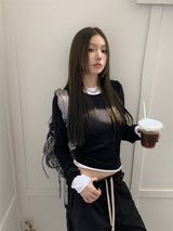 タミレイヤードロングスリーブTシャツ