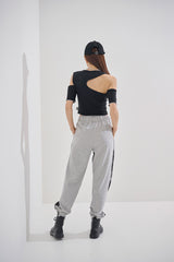 ネックアンフットクロップTシャツ / TOP(9198) Neck Unfoot Crop Tee