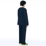 WOVEN T-SHIRT NAVY