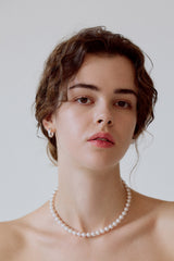 [14K] Essential Pearl Necklace (8mm)