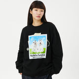 マルチーズファミリースウェットシャツ /(NO napping) Maltese family sweatshirts