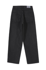 Amber Semi-Wide Coated Denim Pants (3 colors)