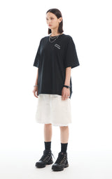 リフレクティブオーバーサイズTシャツ