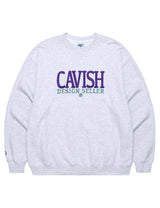 セリフ刺繡スウェットシャツ/SERIF EMB SWEATSHIRT LIGHT GREY(CV2CFUM470A)