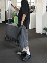 Capri wide string pants