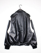 カラー マッチング レザージャケット / color matching leather jacket