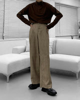 ミダスチェックワイドスラックス / Midas Check Wide Slacks (2 colors)