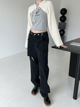 ラブリーリボンニットボレロ / Lovely Ribbon Knit Bolero (4color)