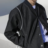 Denim Line Stadium Jacket (2color) (6675656310902)