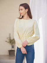 DIANA STRING BLOUSE_4COLOR (6638372192374)