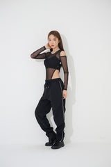 スプリットショルダーボディスーツ/(9240) Split Shoulder Bodysuit
