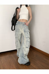Sleeveless polar ribbed crop knit