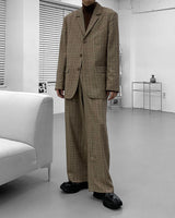 ミダスチェックブレザー / Midas Check Blazer (2 colors)