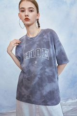 HIDE Tie Dye Graphic T-Shirt (Navy) (6571000299638)