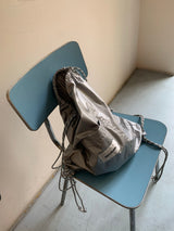 ppocketto silver string bag