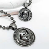 ヴァージン マリー チェーンネックレス / [BLESSEDBULLET]virgin mary chain necklace_MEDIUM/LARGE_dark silver/antique SILVER