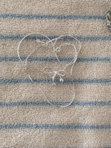 レターリボンネックレス / [925silver] Letter Ribbon Necklace