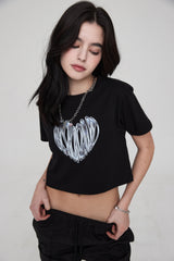クロームハートクロップTシャツ