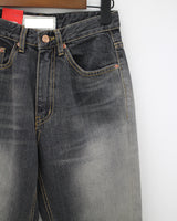サンディンググレーブーツカットデニムパンツ/no.3015 Sanding Gray Bootcut Denim Pants