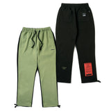 ハーフカラーヘビースウェットジョガーパンツ/HALF COLOR HEAVY SWEAT JOGGER PANTS KHAKI BLACK