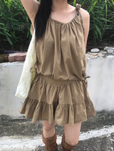 ヘミッシュスリーブレストトップ