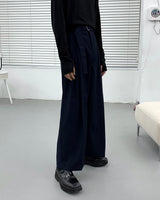 ツインベルトワイドパンツ/SK Twin Belt Wide Pants (3 colors)