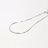シルバーシンスネークチェーンアンクレット(スペアチェーン)/silver thin snake chain anklet (silver / spare chain)