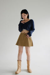 アロリブドクロップカーディガン / Allo Ribbed Crop Cardigan (5color)