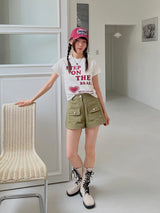 ヘビーハートTシャツ/Heavy Heart T-shirt (2color)
