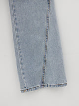 フレアライトブルーブーツカットパンツ / Flared light blue bootcut pants