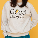 GHLレモンスウェットシャツ/GHL LEMON SWEAT SHIRT_MELANGE GREY