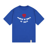 ビッグリバースレタリングショートスリーブTシャツ / Big Reverse Lettering Short Sleeve Tee_4color
