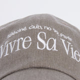 VIVRE SA VIE BALL CAP BROWN(Copy) (6563459301494)