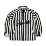 ストライプロゴパッディングジャンパー/BSR2223FWJK008 STRIPE LOGO PADDING JUMPER WHITE BLACK