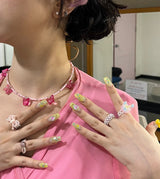 Butterfly beads necklace