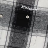 HOODED OMBRE CHECK SHIRT