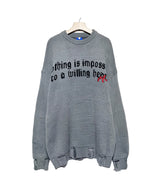 バックプリントエンジェルニット/Back print angel knit