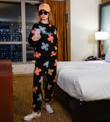 フラワーパターントレーニングパンツ / Flower pattern training pants (4583569981558)
