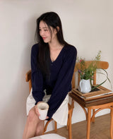 BC Simple V-neck Knit Cardigan (10color)