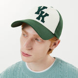 YK アップリケツートーンボールキャップ / YK aplique two tone ball cap